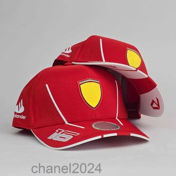 Monaco GP Charles 2 Leclerc Driver Cap F1 caps Single Arles Leerc Drivers Formula One Carlos Sainz Spanish Baseball HatOGGU