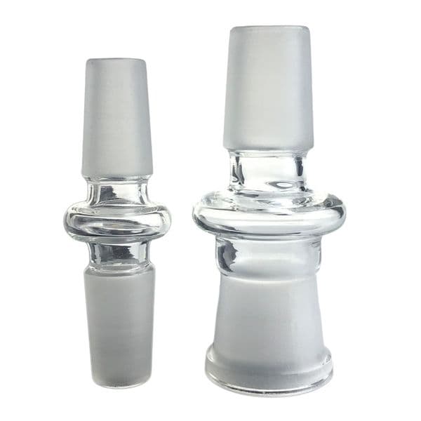Goodsstore 12 Styles Glass Adapter For Hookah Oil Bongs Adaptor Bowls Quartz Banger 14mm Male to 18mm Female Bong Adapter Smoking Water Pipes