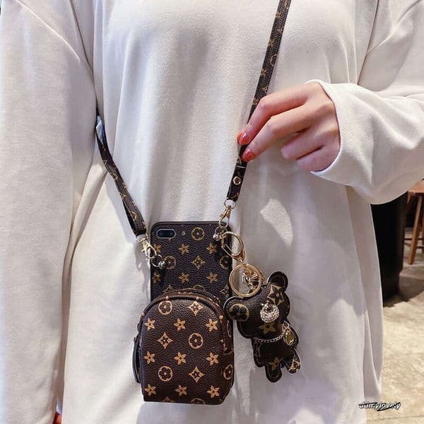 Trendy Brand Compatible Apple 15 Phone Case 13 Luxurious Small Flower Iphone 11 Crossbody Strap 12 Pro Max Zero Ddmylovely