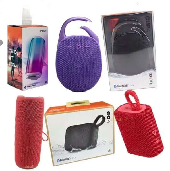 Speaker Flip Portable Pulse Speaker Wireless Bluetooth Speakers PULSE Waterproof Outdoor Subwoofer Bass Music Portable Audio System Full Screen Colorful