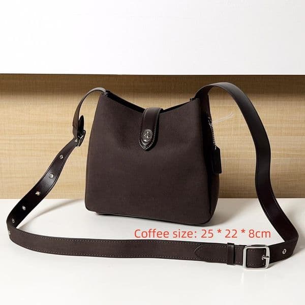 Bags designer bag genuine leather bag fashion bag faux suede good-looking large capacity zipper inner bag durable underarm shoulder crossbody bag hot selling items