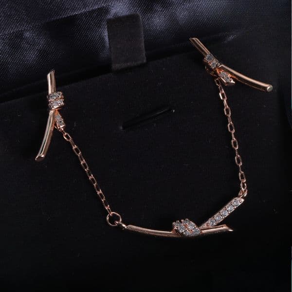 Women's Necklace Earring Designer Twisted Rope Necklace Luxury Jewelry Diamond Necklace and Earring Set 18k Gold Plating High Quality