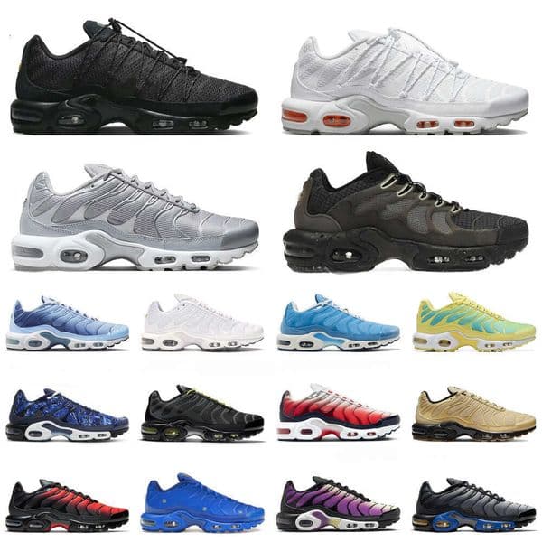 Designer Plus S Utility Running Shoes Men Women Terrascape All Black White Atlanta Fc Icons Blue Fury France 25th Anniversary Big Size Sneakers Trainers
