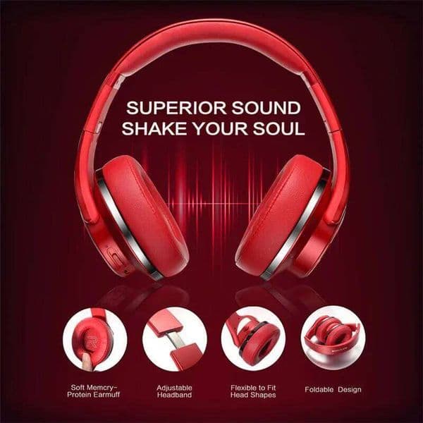 SODO Mh5 Wireless Speakers 2 In 1 Hifi Stereo Bluetooth-Compatible 5.0 Over-Ear Headphones With Mic Support Tf/Fm