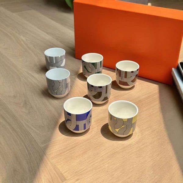 Bone china seven piece set box T-table series ceramic afternoon tea coffee cup gift set