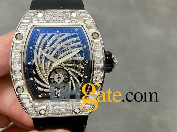 m51-01 Men's Carbon SUPERCLONE Luxury Watches AAAAAA Watch hollow Designer fiber lightweight tourbillon Montres watch Coloured designer transparent MAGR