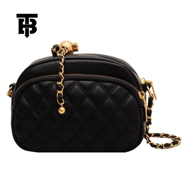 Designer Luxury Bag TB BHULAMTE, High-end Texture Women's Bag Niche New Fashion Shoulder Bag Quilted Chain Crossbody Bag
