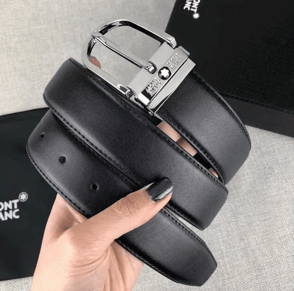 New Top-Quality grain leather Germany Montblancs brand Designer Belts charm men Business MB Belt Needle Buckle Belt classic for Everyday Use and formal event gift
