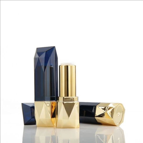12.1mm Diamond Shape DIY Lip Gloss Balm Tube Luxury Empty Lipstick Lip Tubes Beauty Tool Packaging