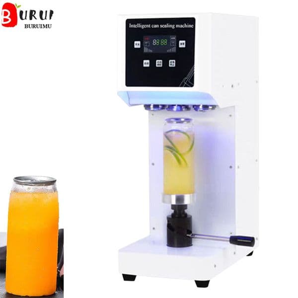 Semi Automatic Can Seaming Machine PET Tuna Can Sealer Soda Pop Canning Machine Aluminum Can Sealing Machine