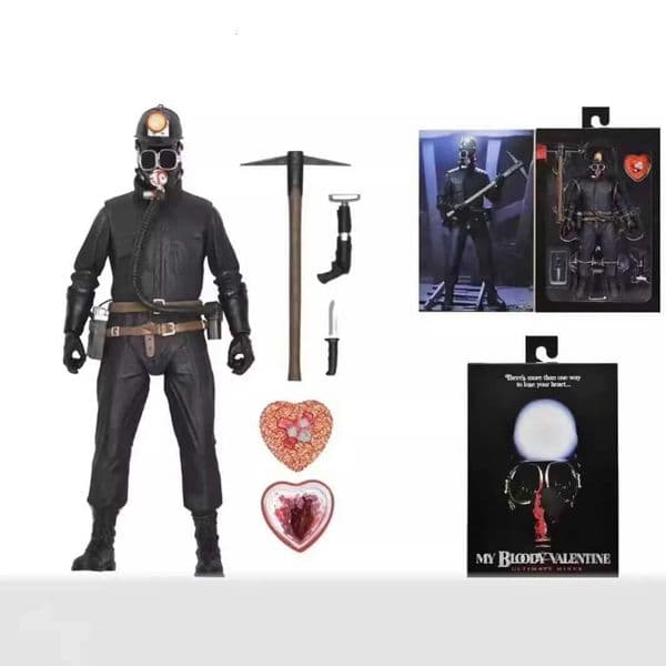 NECA Figure My Bloody Valentine Coal Miners Action Figure Model Toys Joint Movable Doll Room Decor Collection Gift For FriendsXJ250910