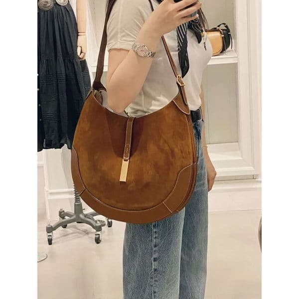 Designer 10A Designer Polo Id Shoulder Bs Suede Leather Hobo Weekend Large Tote Mirror Quality Underarm Croissant Clucth Crossbody City Shopping clutches bags