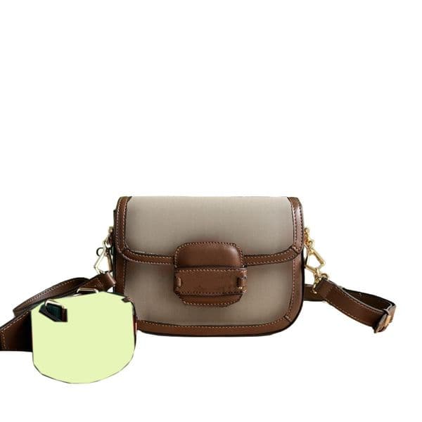 Designer Leather Handbag - Stylish Messanger Purse with Comfortable Straps
