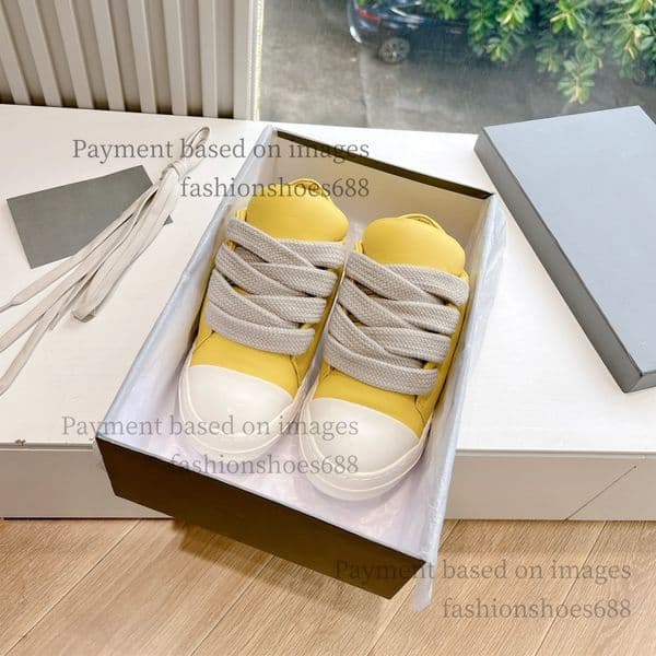 Yellow bread triangle thick sole Brown block lightweight casual mens womens shoes high-end couples luxury designers lace up travel hiking running shoe plus 35-48 +box