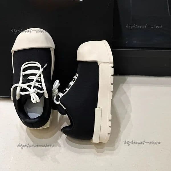 Ugly Cute Bread Autumn Versatile Platform Hightop Casual Board Fashionable Versatile Big Head Canvas Shoes highlevel_store