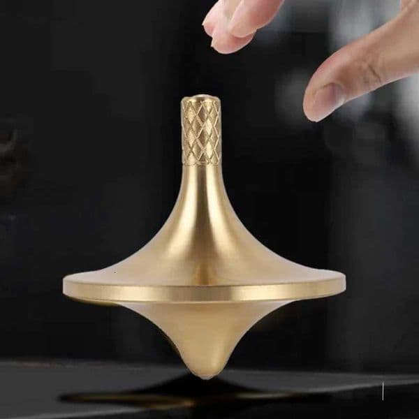 Inception Space Metal Brass Spinning Top Stress Relief Toys Gyro Creative Desktop Small Fidget Spinner Adults X250913