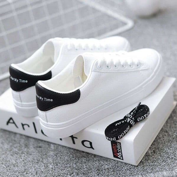 Shoe Simple Design Students Sneakers Board Fashion Casual Women Men Unisex Footwear White Shoes