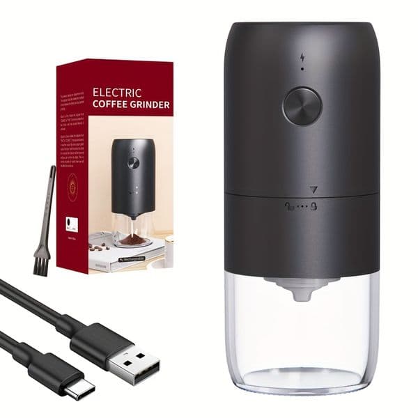 Electric coffee grinder, household electric grinder, hand brewed coffee, small fully automatic portable grinder