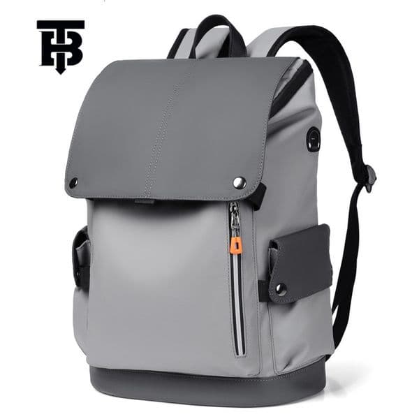 Free Shipping Designer Bag Leather PU Backpack Luxury Bag Trendy Cool Unisex Backpack College Student Flap Bookbag Multifunctional Personalized Laptop Backpack
