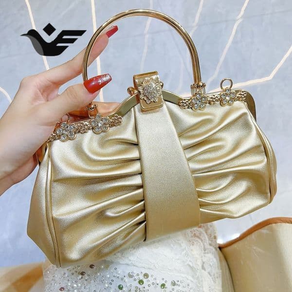 Feiyan Free Shipping New Designer Bag Luxury Women's Handbag Rhinestone Party Handbag Elegant Social Style High-end Evening Bag