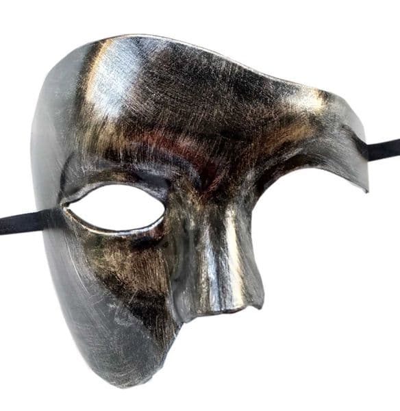 Carnival Oneeyed Halfface Phantom Mask Vintage Antique Opera Phantom Dance Party Cosplay Costume Mask 2025 W250915