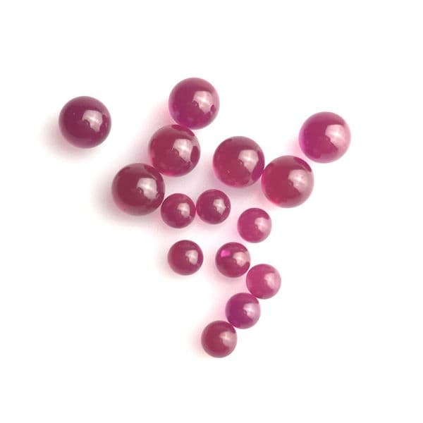 Goodsstore 4mm 6mm Ruby Ball Terp Pearl Insert Clear Red Terp Pearls Dish Inserts for Quartz Banger Nail Glass Smoking Water Pipes