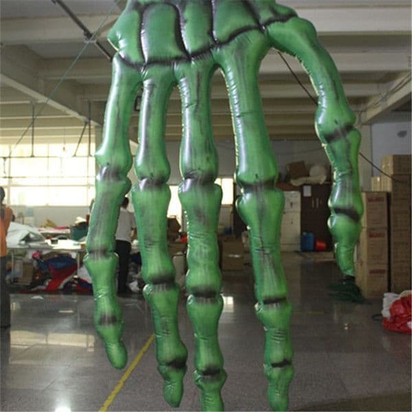 3 m 10ft high Outdoor Horrible Halloween Decorative llluminated Inflatable Hand for Halloween Decoration