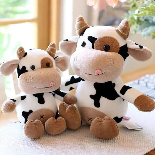2026 New Cute Cow Toy Rag Doll For Girlfriend Childrens Gifts Plush Toys Pillow Plushie Stuffed Animal Patung Dolls 250915 Designer