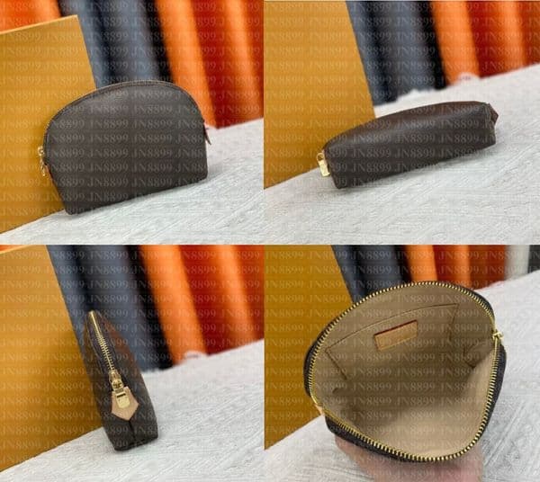Designer Bag Cosmetic Bags Make Up Bag Cosmetic Pouch Zippy Bags Luxury Cosmetic Makeup Cases Bag Women Leather Denim Bags Toiletry Case With Dust Bag 47515