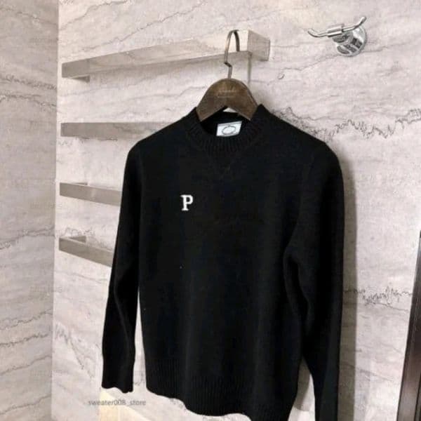 Mens sweater autumn long-sleeved top high- slim pullover coat men Sweaters designer Sweater woman white thin Knit sweaters