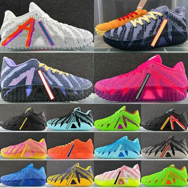 Top JA 3 3s Men Women Basketball Shoes Morants Designer Trainers Volume Hyper Pink Mint Foam Turbo Green NY Outdoor Sneakers Size 36-46