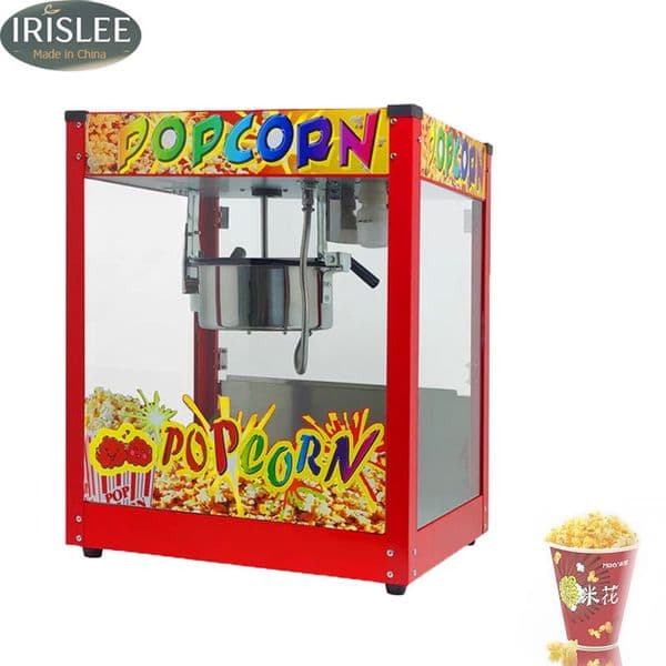 Commercial Popcorn Machine Electric Popcorn Vending Machine Automatic Theater Style Popcorn Making Machine