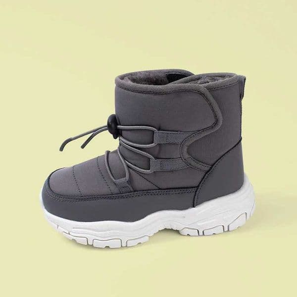 Big Kids Winter Fashion Waterproof DrawstrSnow Boots Antislippery Versatile Warm Plush Shoes EKF76 J250919