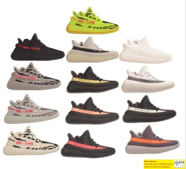 Mini Silicone Sneaker Keychain Woman Men Kids Key Ring Gift Designer 2D Shoes Keychains Handbag Key Chain Basketball Shoes Key Holder LL