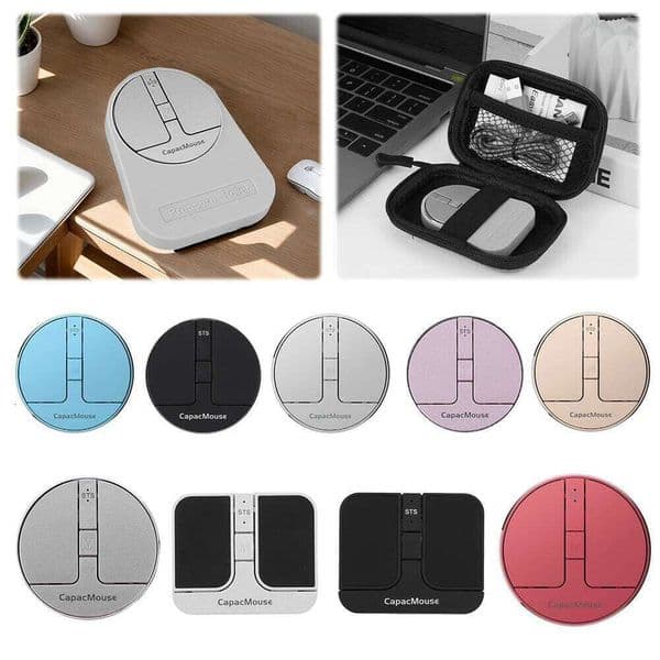 Portable Silent 3 Mode BT 5.2/2.4G/Usb Mini Capacitive Ultra Thin Wireless Computer Mouse Rechargeable For Laptop PC