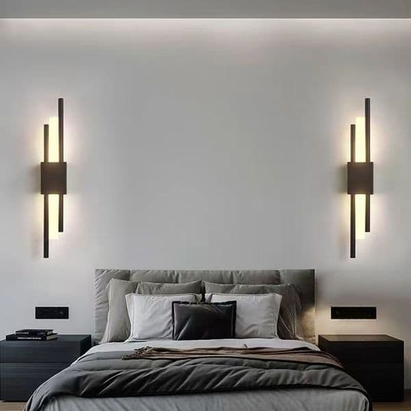 Led Wall Light Minimalist Bedroom Bedside Wall Sconce Led Lights Living Room TV Sofa Background Wall Lamp