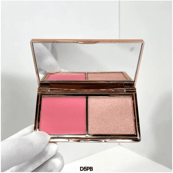 Makeup BLush 7.5g Two-tone blush contouring HoLLYwood Blusher Face Powder Makeup Palette Health Beauty Makeup Face Blusher Natural Blush Cosmetics fast ship