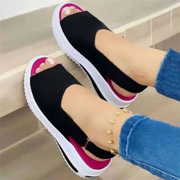 Shoes Summer Women Peep Toe Ladies Lightweight Sandals Woman Breathable New Fashion Non-Slip Female Footwear ddmypanda