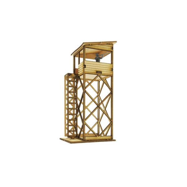 3D wooden assembly model whistle tower B building model DIY three-dimensional puzzle ornament gift