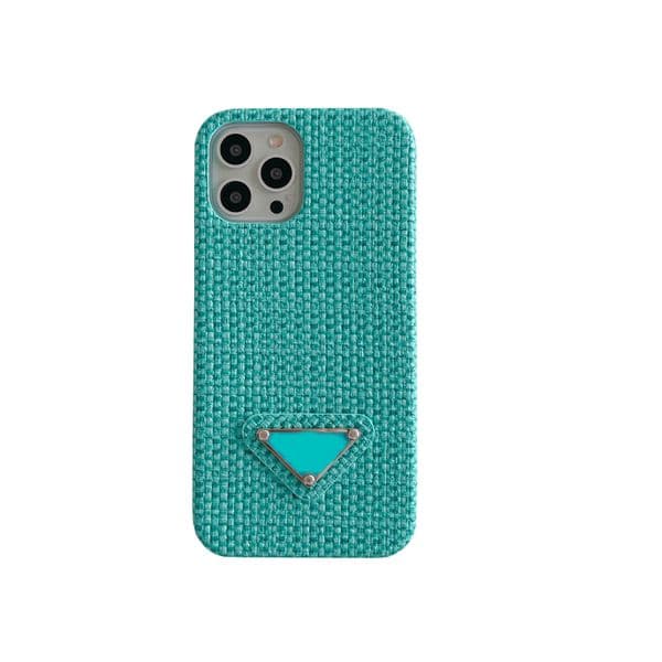 Wholesale Weave Designer Phone Case for Apple iPhone 16 Pro Max 15 14 13 12 - Luxury PU Leather Velvet Cover, Custom Logo Bulk Orders