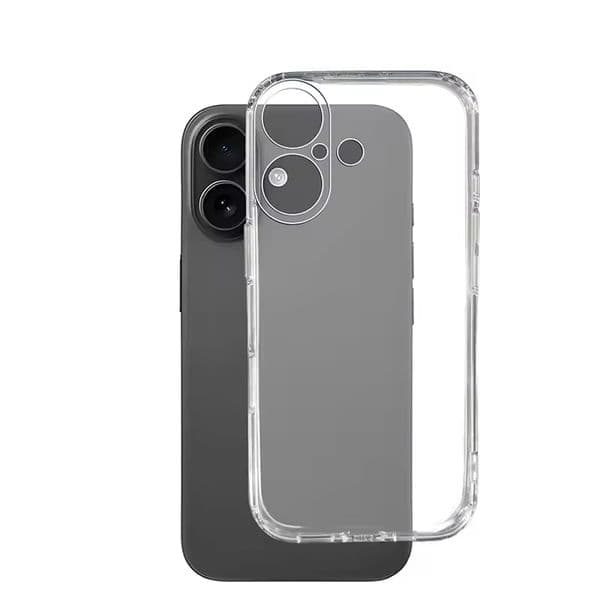 For iPhone 17 Clear Case Shockproof Protection Anti-fall Slim TPU Transparent Phone Cover for IPhone 17 Pro Max 17Air Back Shell