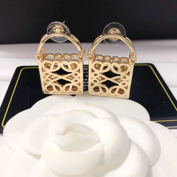 Designer Earrings For Woman Letter Hollow Gold Stud Earring Luxury Earrings Wedding Party Jewerlry Accessories