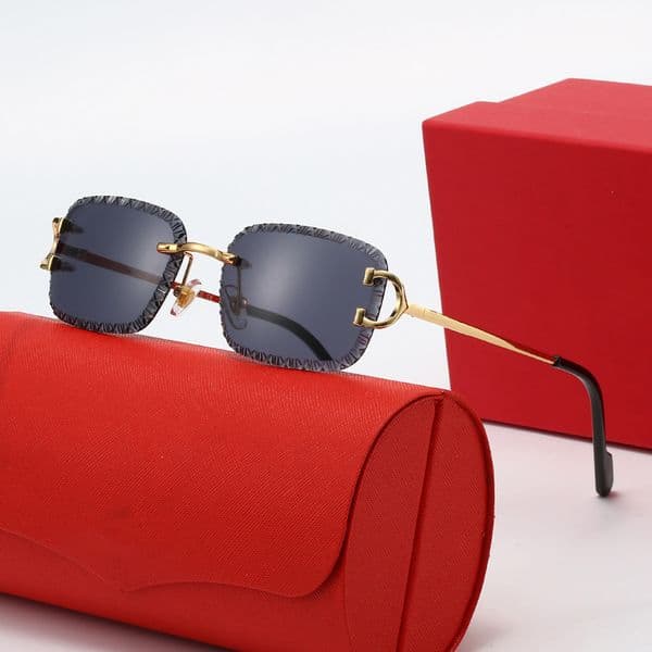 designer women mens classic sun Water buffalo horn mirror legs metal rectangular glasses frame uv400 sung