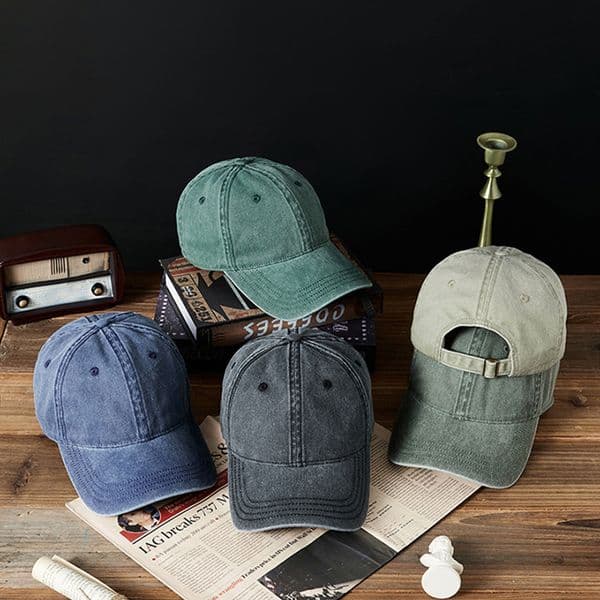 Trendy Oversize Washed Denim Baseball Snapback for UV Shielding Unisex fashionable washed sun cap for men and women sun protection visor hat visor cap