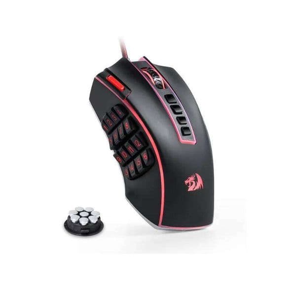 Redragon M990 MMO Gaming Mouse, 32000 DPI High Precision Wired RGB Gamer Mouse W/23 Programmable Buttons, 16 Side Ro Keys