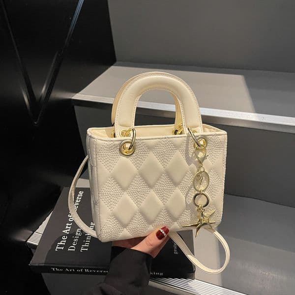 Free Shipping Designer 2025 New Fashionable Women's Bag, Handbag, Internet Celebrity Multifunctional Princess Diana Bag