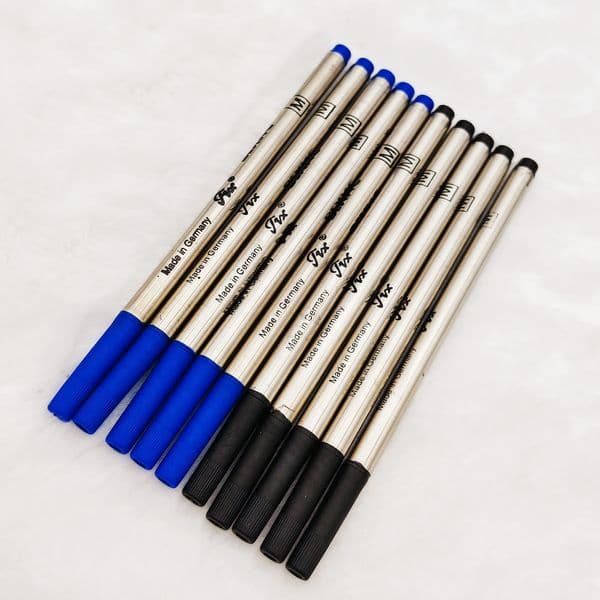 wholesale 10Pcs Rollerbll/Ballpoint Refill 710/HL1076634 Ball Pen Refills Black Blue Ink Smooth For MB CA Ballpoint Rollerball Pens Writing Supplies