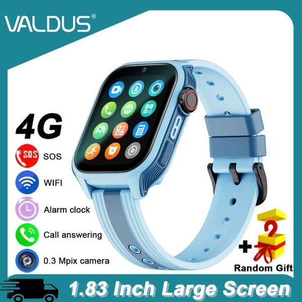 2025 Vk36 4G Children Smartwatch Camera Video Call SOS SIM Card WIFI GPS Positioning Compatible Android IOS Kids Watch