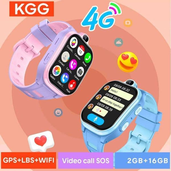 4G Smart Kids GPS WIFI Video Call SOS APP Download Monitor Tracker Location Phone Watch Child Smartwatch Boys Girls Gifts