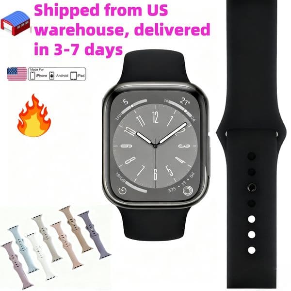 Smart S10 Straps For watch Orange Box Ultra 2 Series 10 46mm Men Women Watch Bluetooth Call Bracelet Wristband Wireless Charging Fiess Tracker